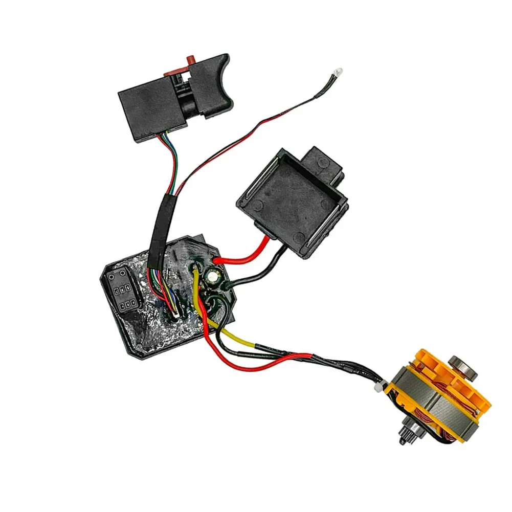 For 21V Brushless Electric Wrench Speed Switch Drive Board Control Board Motor Assembly Electric Drill Motherboard Accessories