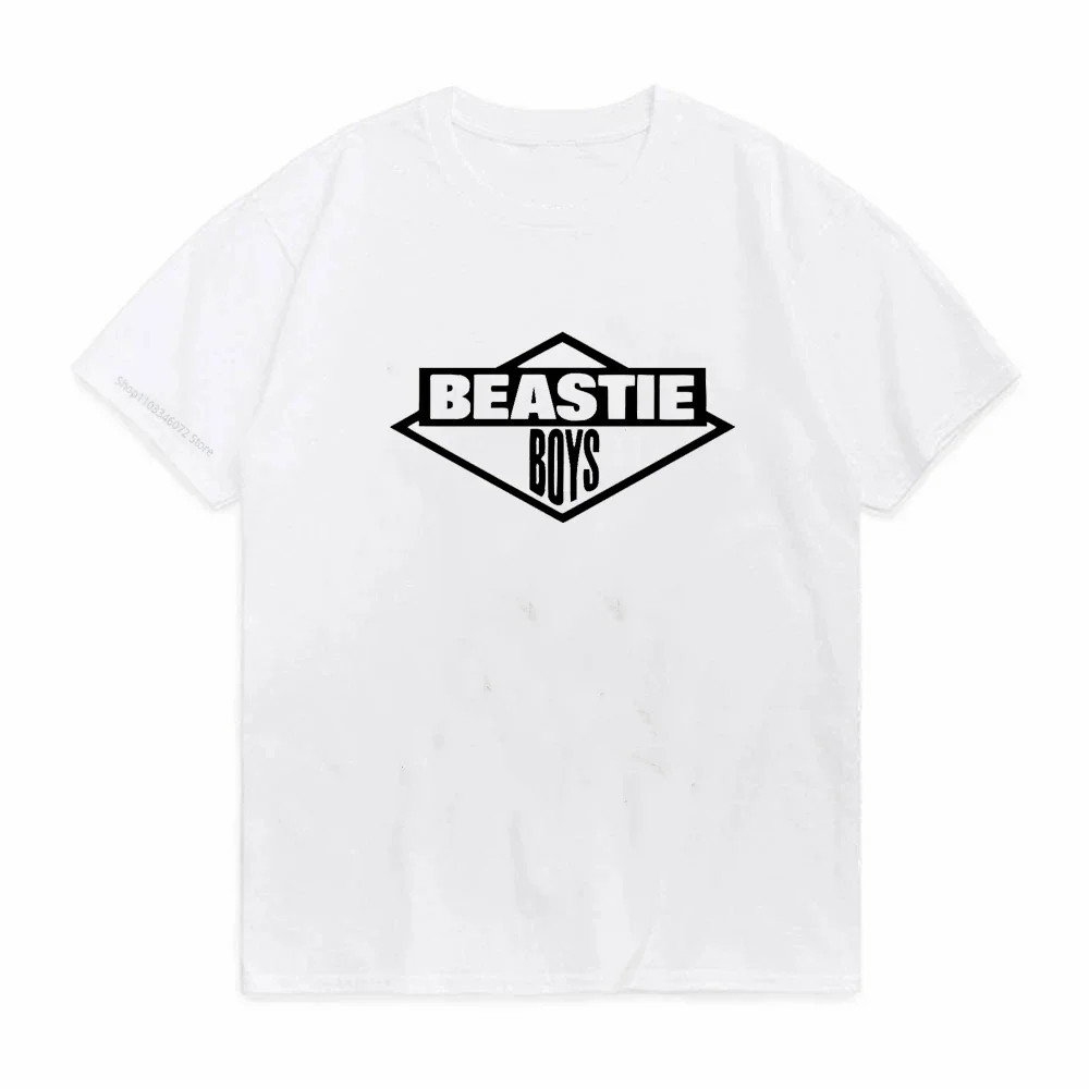 Mens Clothing Beastie Boys T Shirt beastie boys Logo American Hip Hop Group T-Shirt 100% Cotton Short Sleeve Camiseta