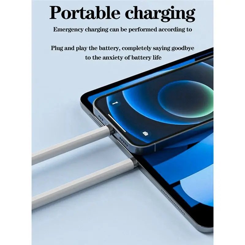 popop For Apple/iPad Pencil Magnetic Suction Capacitor Flat Instead of Stylus Hand Writing Pen with Type-C Interface Charging