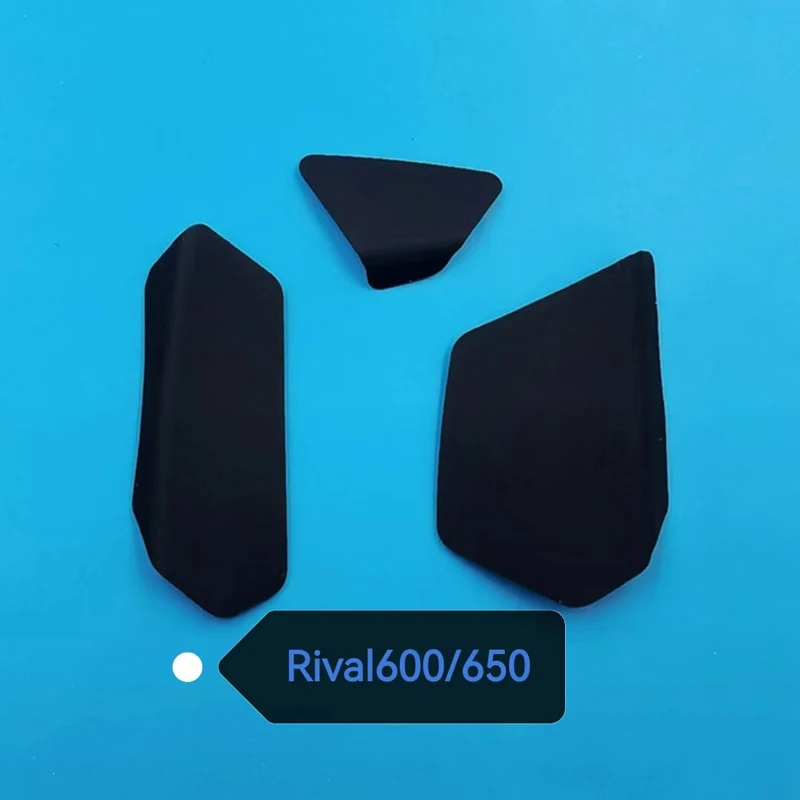 Bande latérale autocollante souris non ald originale, noir et gris, pour SteelSeries Rival310 Sensei310 Rivalfemale 650