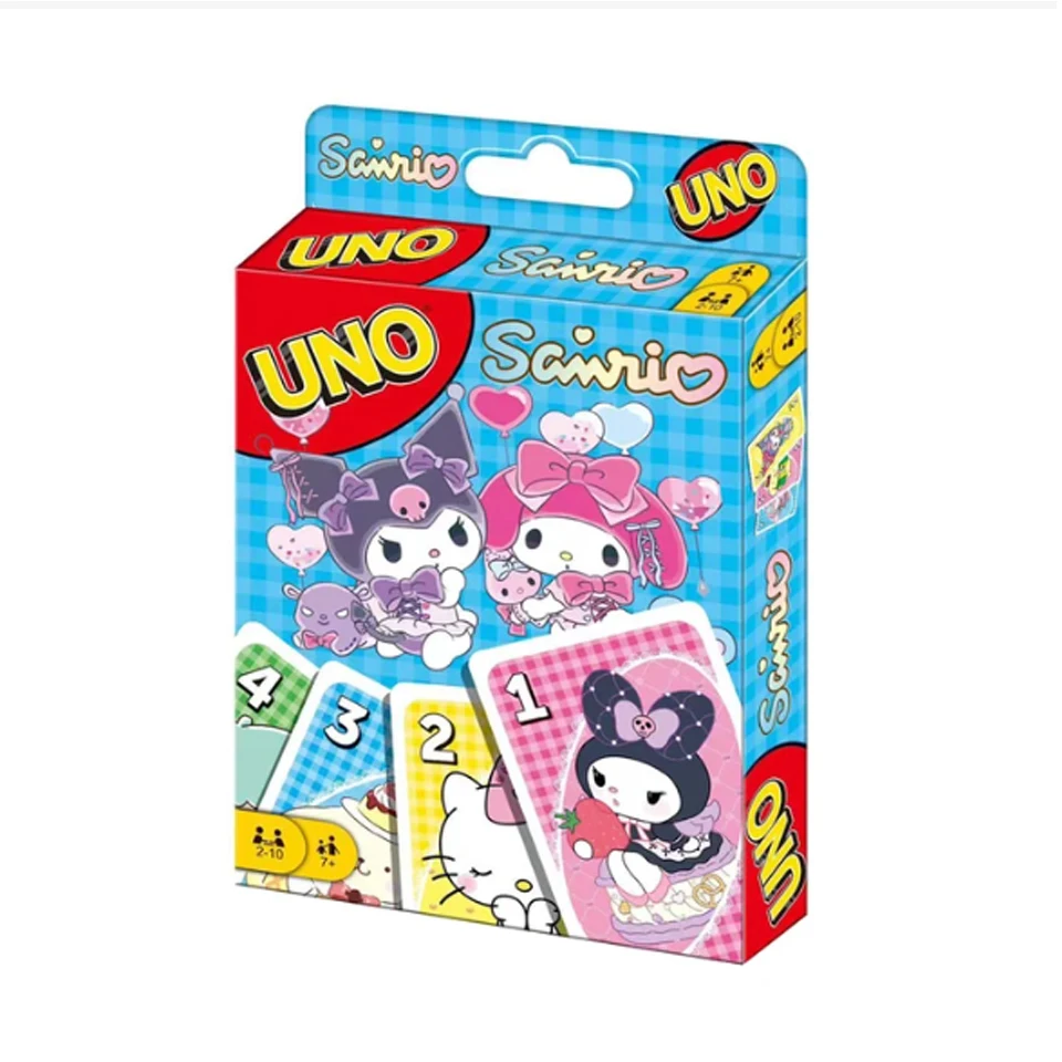 UNO sanriod NO MERCY Matching Card Game Dragon Ball Z Multiplayer Family Party Boardgame Funny Friends Entertainment Poker