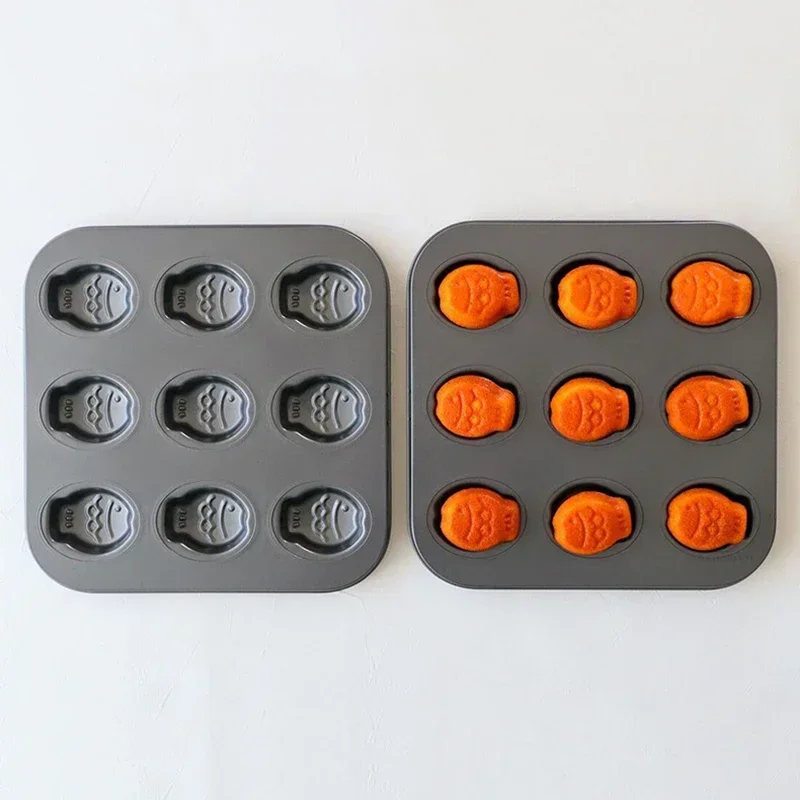 Creative Japanese Small Fish Baking Mold Pan Taiyaki Madeline Fernan Snow Oven Baking Mold Form Small Cake Pastry Іnventar Alum