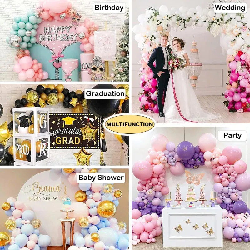 Ballon-Klebepunkte, doppelseitige Klebepunkte, abnehmbare, klare Klebepunkte, rückstandsfrei, für Partydekoration, DIY-Bastelarbeiten, 100-1000 Stück – Detail 8