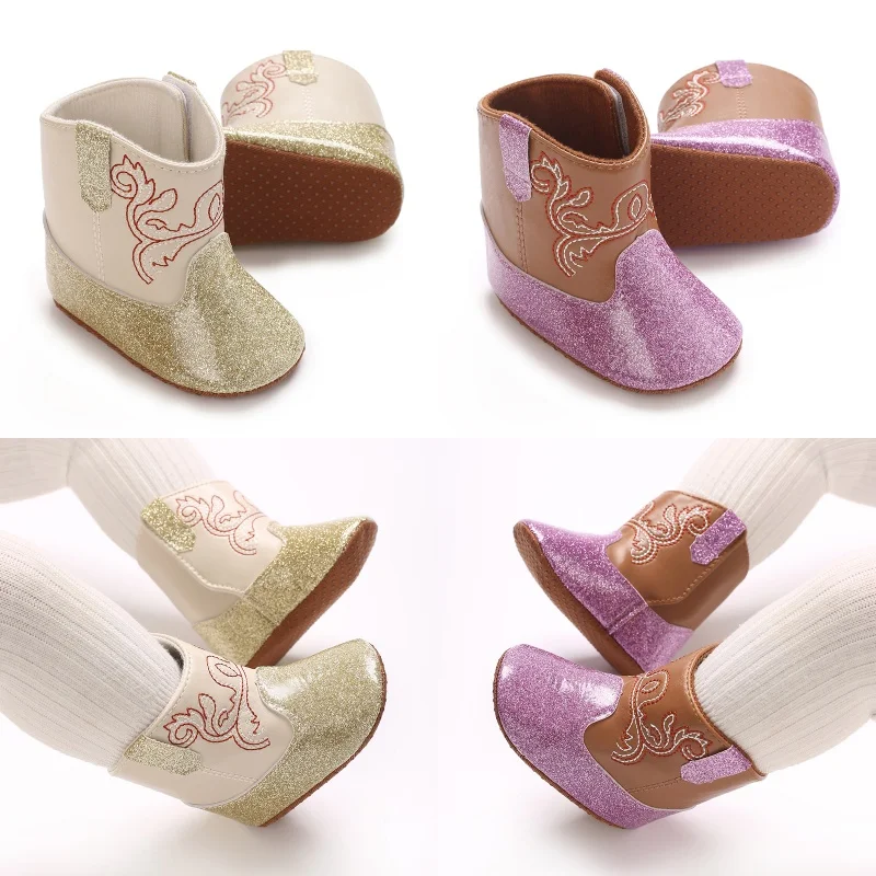 

Cute and Comfortable 0-18 Month Old Baby Boots For Spring and Autumn Soft and Warm Indoor Walking Boots