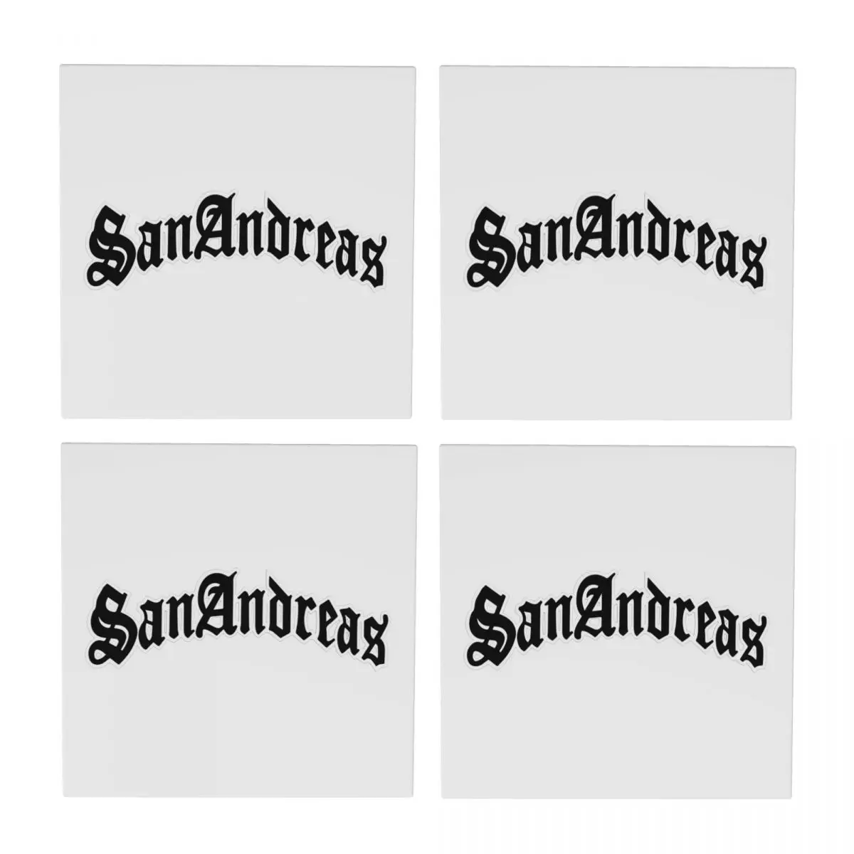 

Sherm Head GTA San Andreas Logo Coaster Ceramics Heat Resistant Mat Table Decoration Utensils Kitchen Table Placemats Coffee Mat