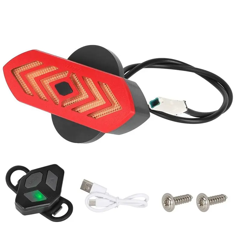 

【SPECIAL】Turn Signal Tail Light With Wire For Xiaomi 4 Pro E-Scooter Remote Control Taillight Accessory