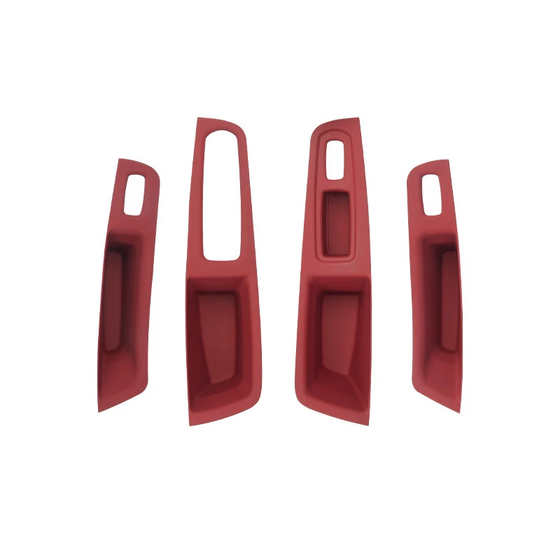 

For Porsche Macan GTS 95B 2014 2015 2016 2017 2018 2019 2020 2022 ABS Car Door Handle Organizer Storage Box Door Handle Panel