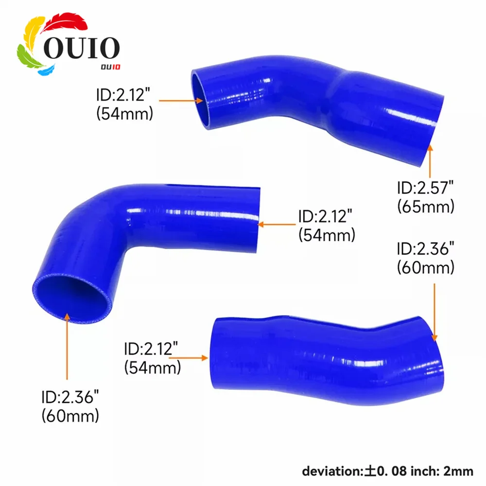 Intercooler Silicone Turbo Hose Kits For BMW E60/E61 5 Series 530d 525d 535d 2006-2010