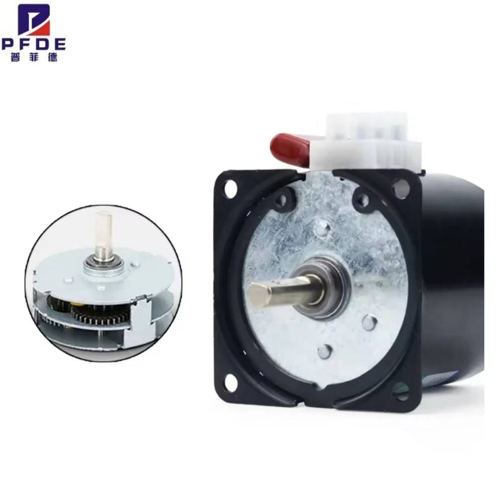 28W 68KTYZ 220VAC Permanent Magnet Synchronous Gear Motor Center shaft 8mm 2.5RPM 5RPM 10RPM 15RPM 20RPM 30RPM 50RPM