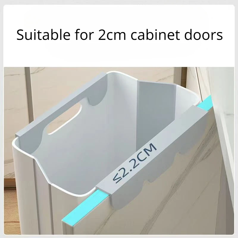 S/L Kitchen Folding Hanging Trash Can Home Bathroom Cabinet Wall Mounted Trash Can Kitchen Accessories