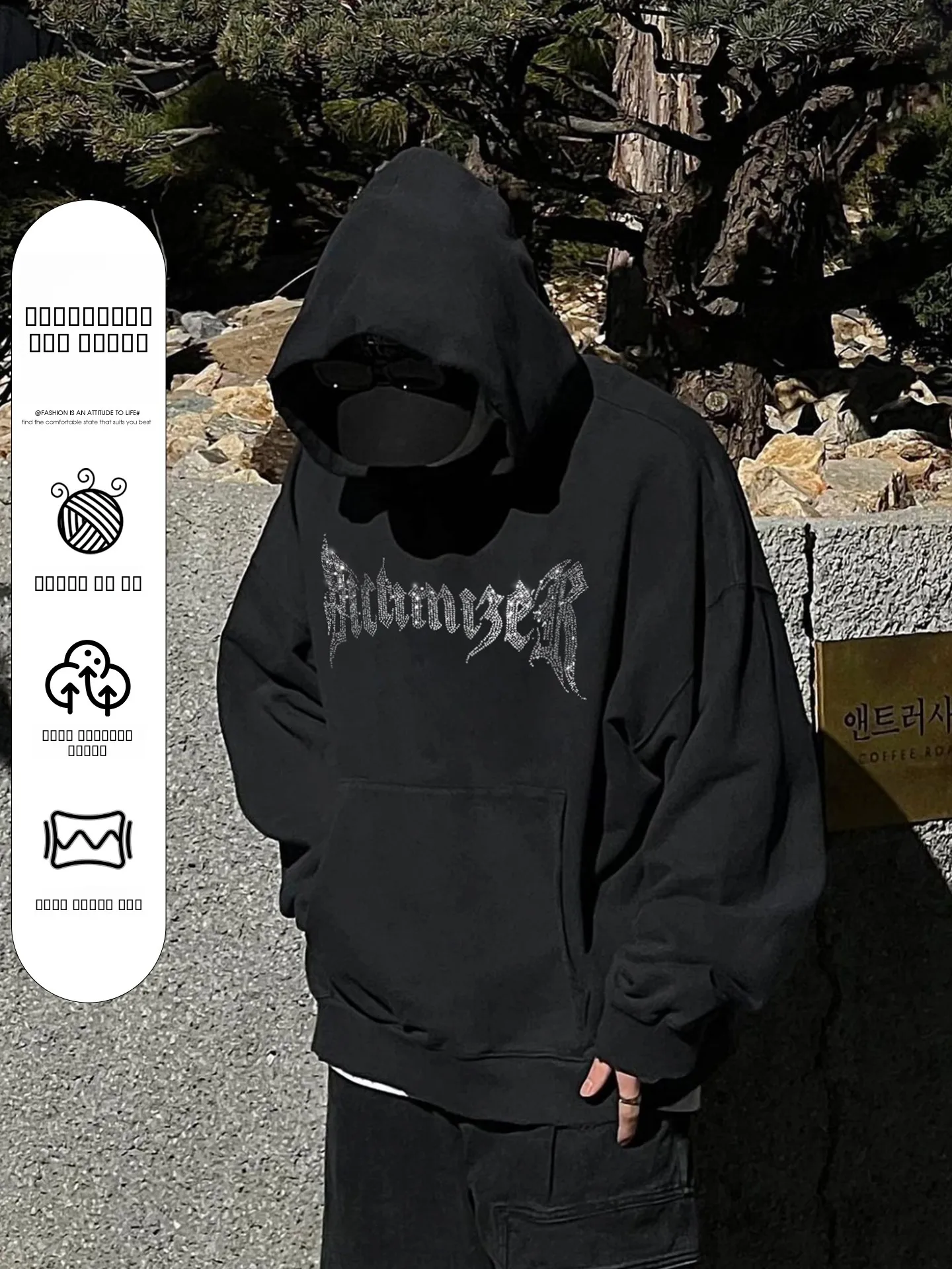 

Американская парная толстовка с капюшоном, с буквенным принтом и стразами, зимняя, теплая, удобная, из смесового хлопка и полиэстера, для мужчин и женщин