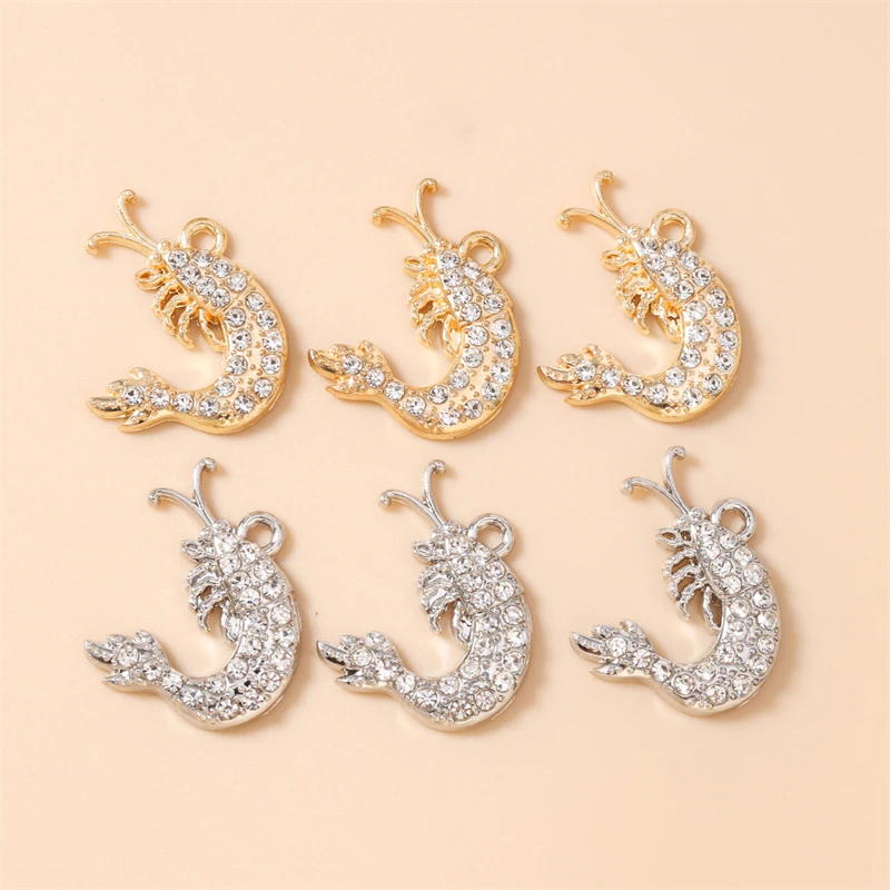 10 Stück niedliche, gemischte Metallanhänger mit Motiven von Meerestieren, Schildkröten, Fischen und Muscheln, zum Basteln von Schmuck, Ohrringen, Halsketten und für DIY-Bastelarbeiten. – Detail 12