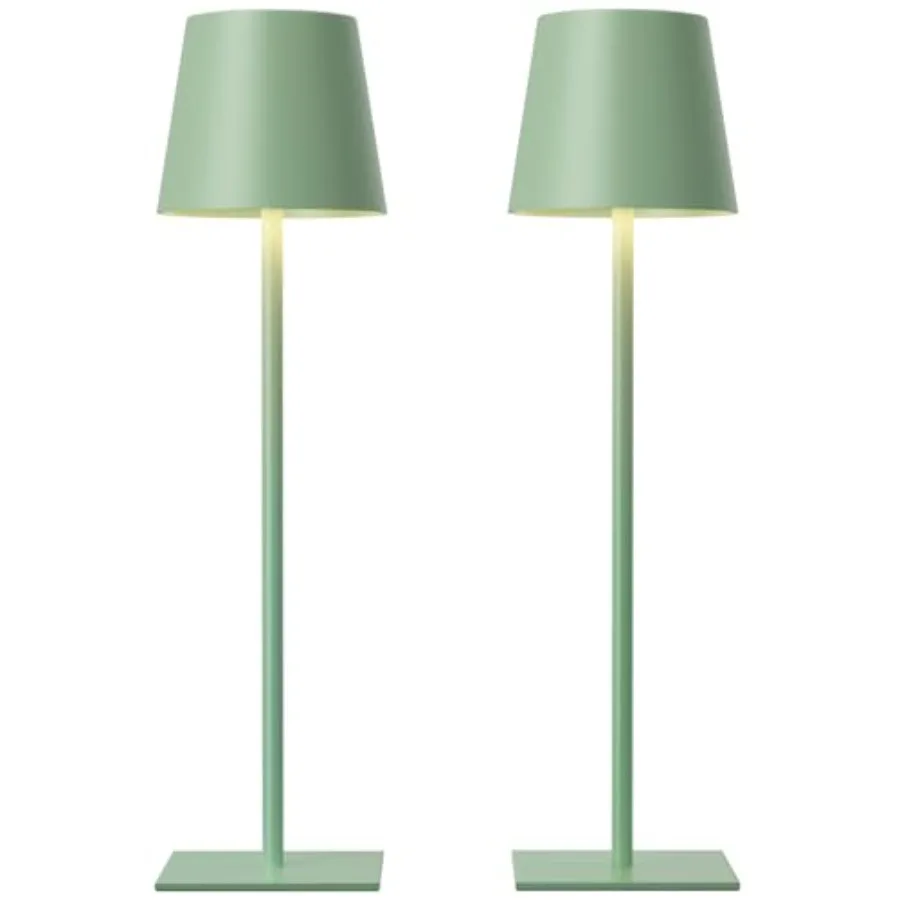 

Cordless Rechargeable Table Lamp, Portable Desk Lamp with 5000mAh Battery, Touch Control Stepless Dimming, Wireless Night Light