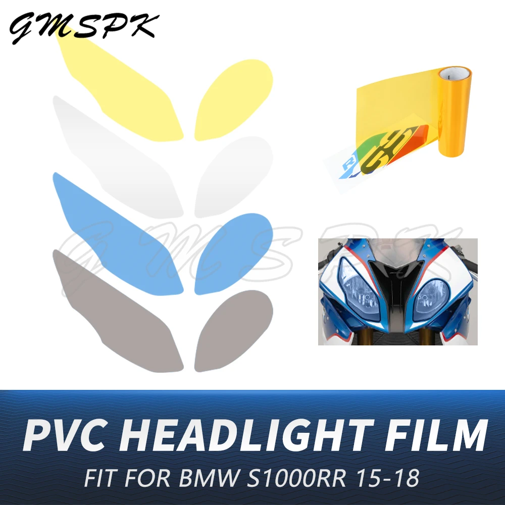 

Motorcycle Headlight Tinting Film Front Fairing Head Lamp Guard Sticker Decals Fit for BMW S1000RR S 1000 S1000 RR 2015-2018