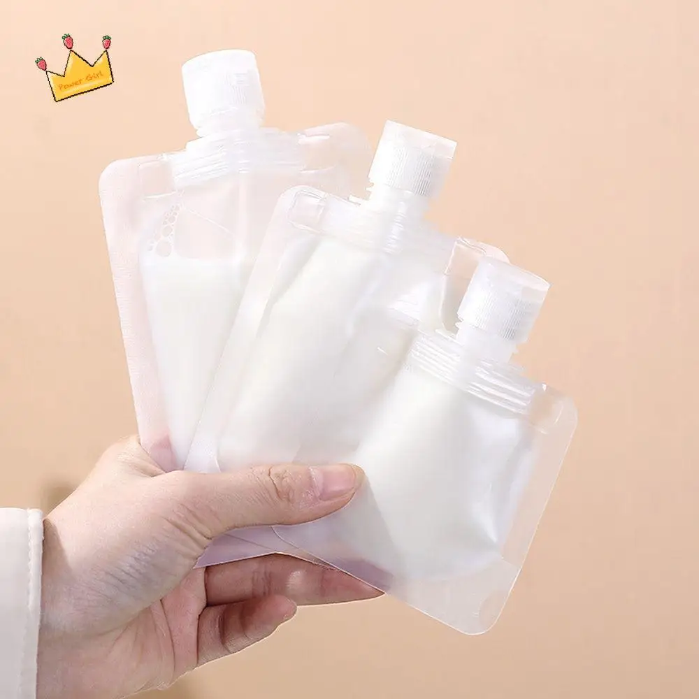

Makeup Packing Bag Clamshell Squeeze Cleanser Cosmetic Container Liquid Dispensing Bag Lotion Dispenser Bag Refillable Pouches
