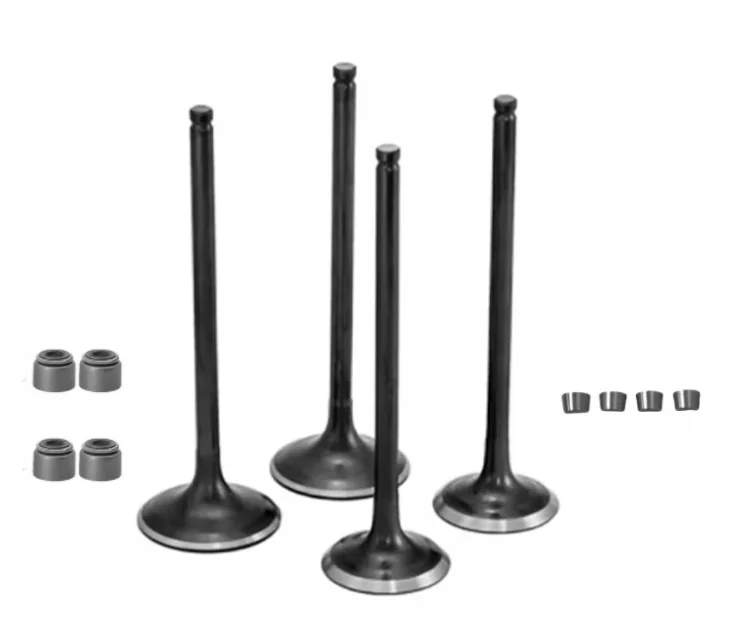 HIGH QUALITY Motorcycle Racer Exhaust Valves Inlet Intake Stem Kit For For YAMAHA BYZON FZS FZ16 FZ-16 21C-E2111-01 21C-E2121-01