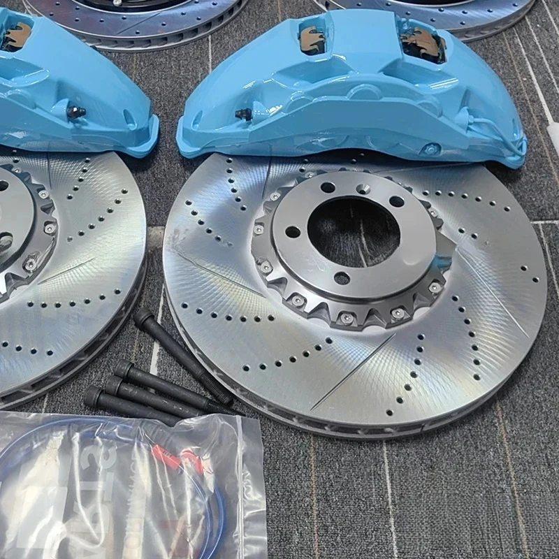 High Quality 10-Piston Racing Big Brake Kit 412/420/440mm For Audi A6 C7