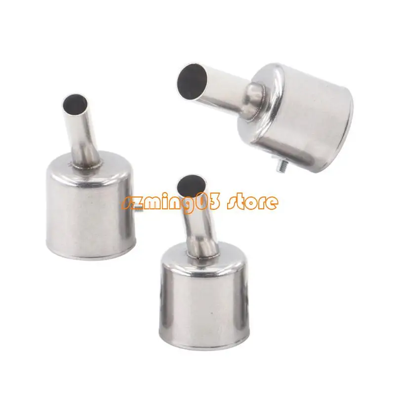 

H9EC 3pcs Heat Guns Nozzles Precisions Control 7/8/10mm 45 Degree Angled Curved Nozzles Hot Air Guns Tip Repair Tool