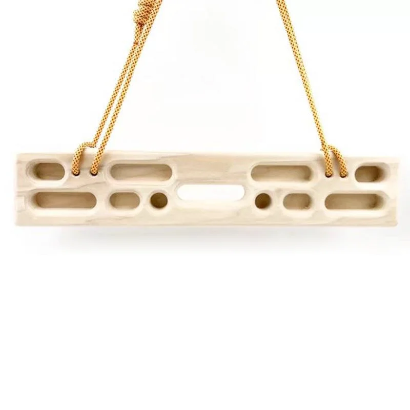 Indoor Rock Climbing Hangboard Strength Rock Board Finger Back shoulder training Pull Up Fingerboard Easy to Carry