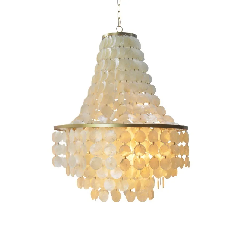 

Ladder hollow long chandelier shop project personality modern simplicity