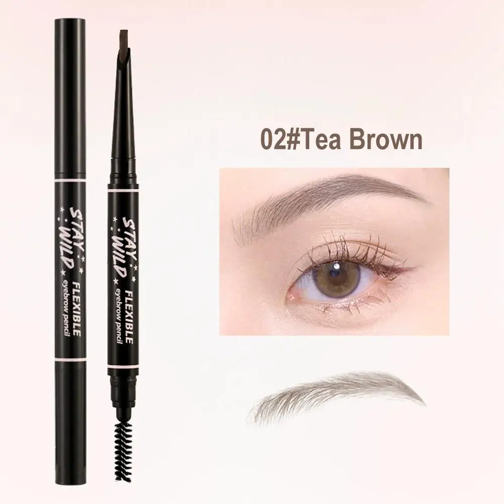 Eyebrow Pencil Waterproof High Quality Professional Brand Haozhuang Eyebrow Enhancer Female Cosmetics Makeup Cheap Chinese W7W8