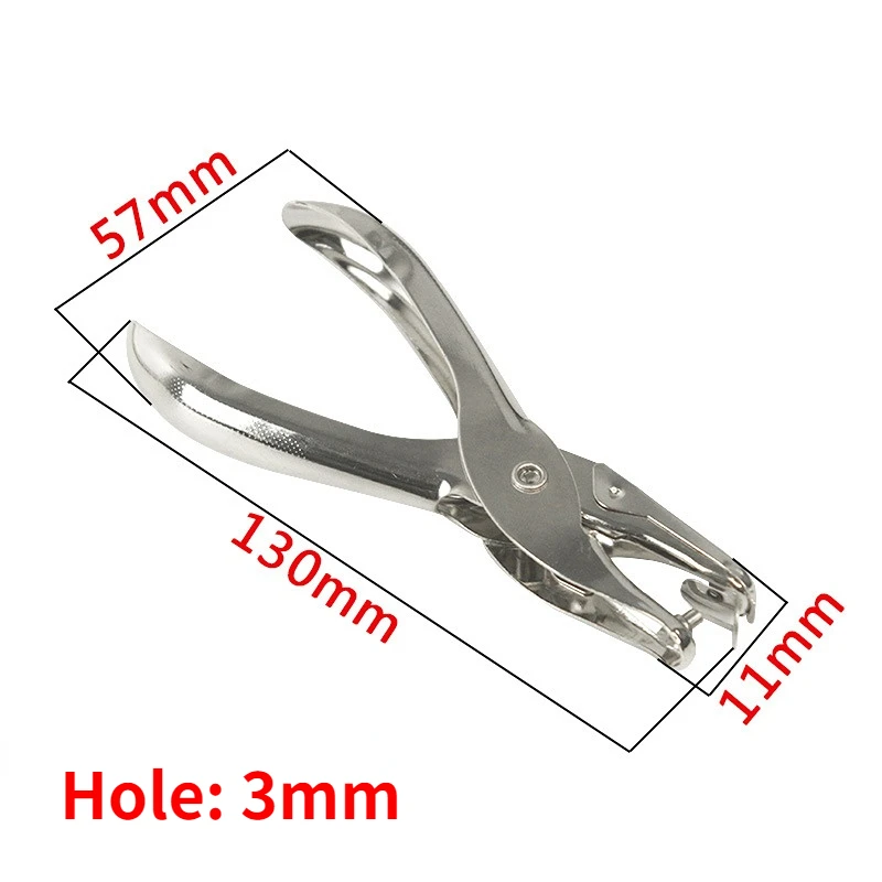 3mm 6mm Diameter Steel Hole Puncher DIY Cutter Hand Paper Scrapbooking Punches Jewelry Tool Packaging Materials Wholesale Supply