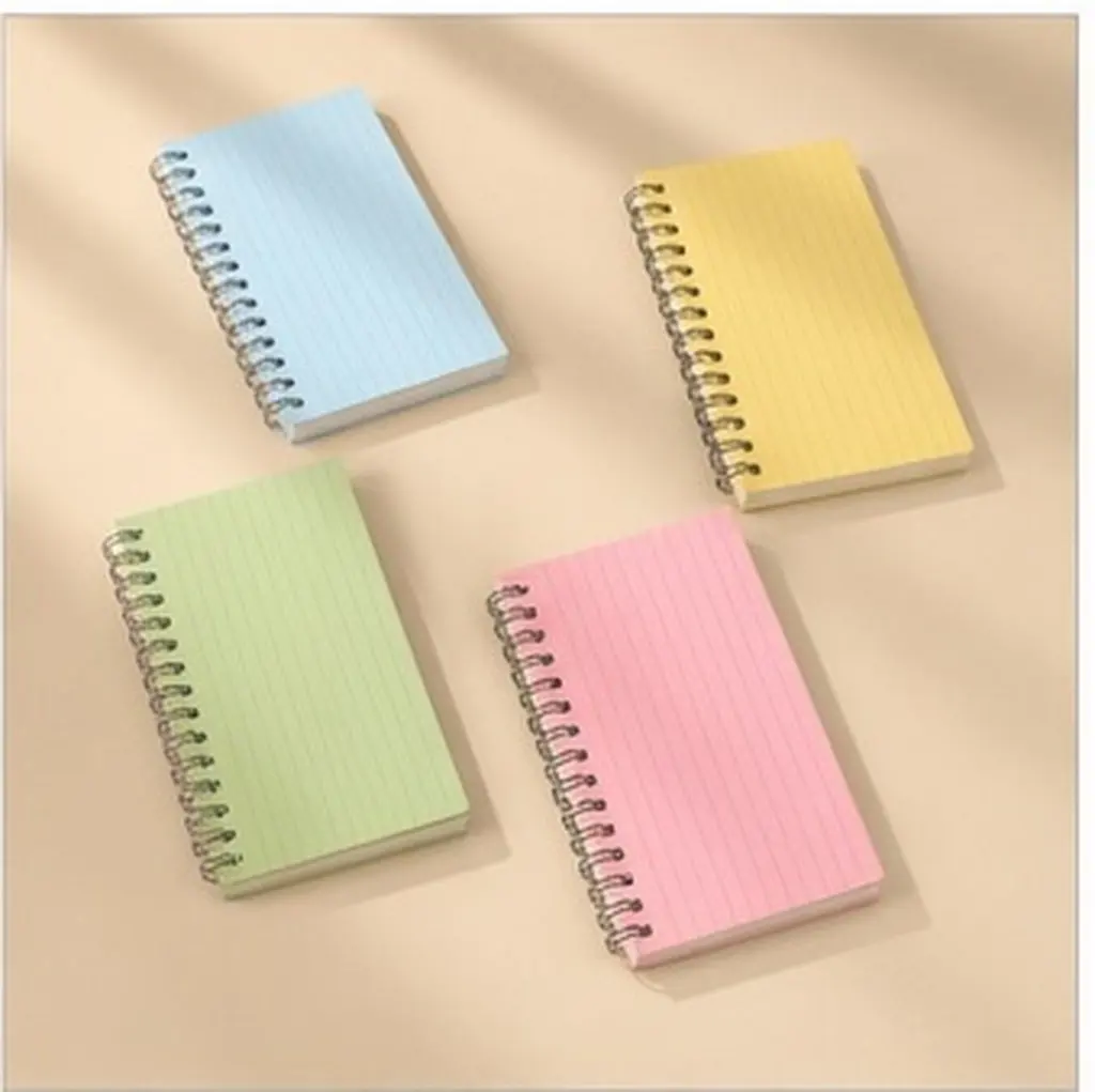 4Pcs Thickened Coil Notepads Portable Office Writing Pads Multi-Function Note Pads Note Accessory Notepads Office Notepad