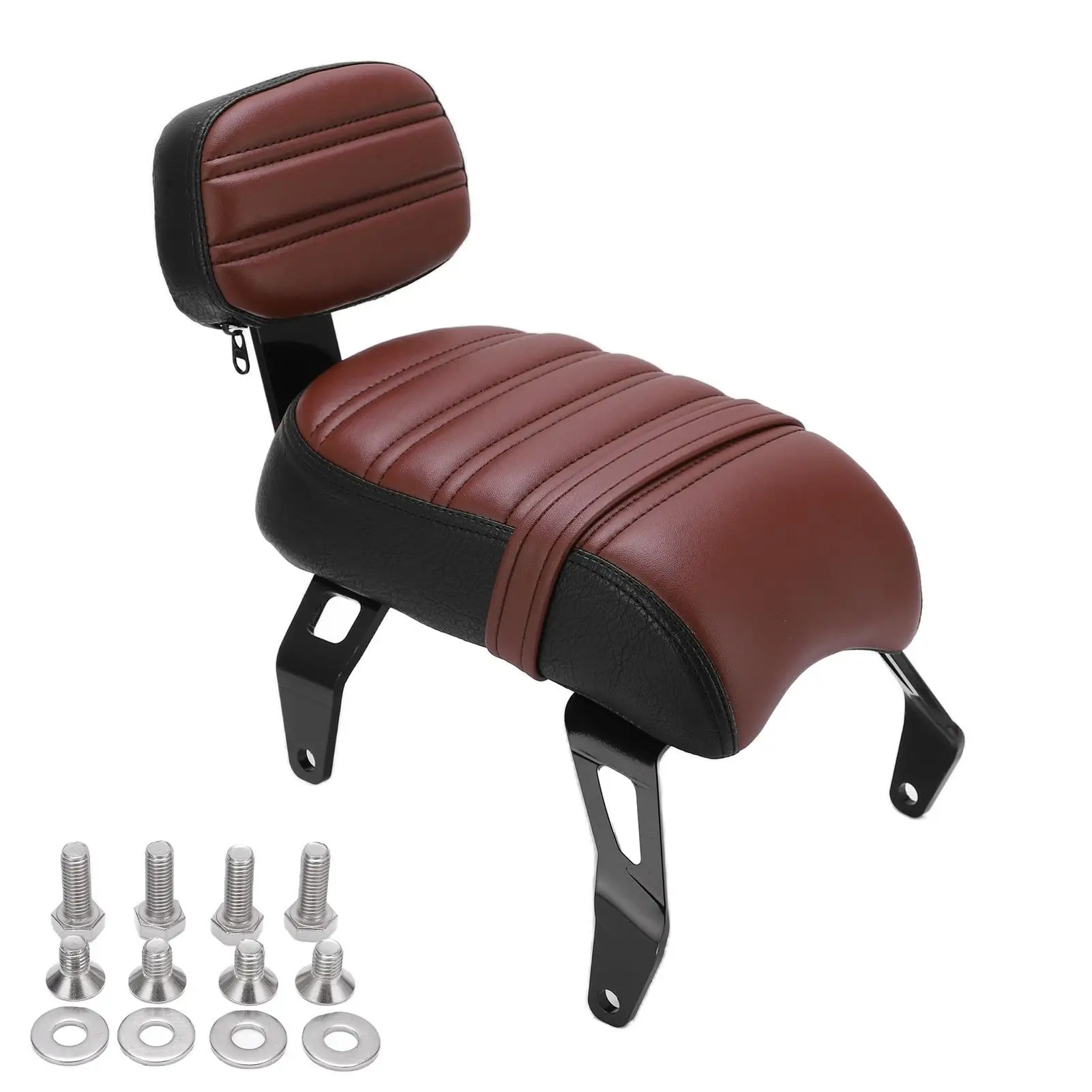 

Durable Leather Motorcycle Passenger Backrest Kit for indian Scout Bobber Twenty 2020-2021 for upgrade Parts