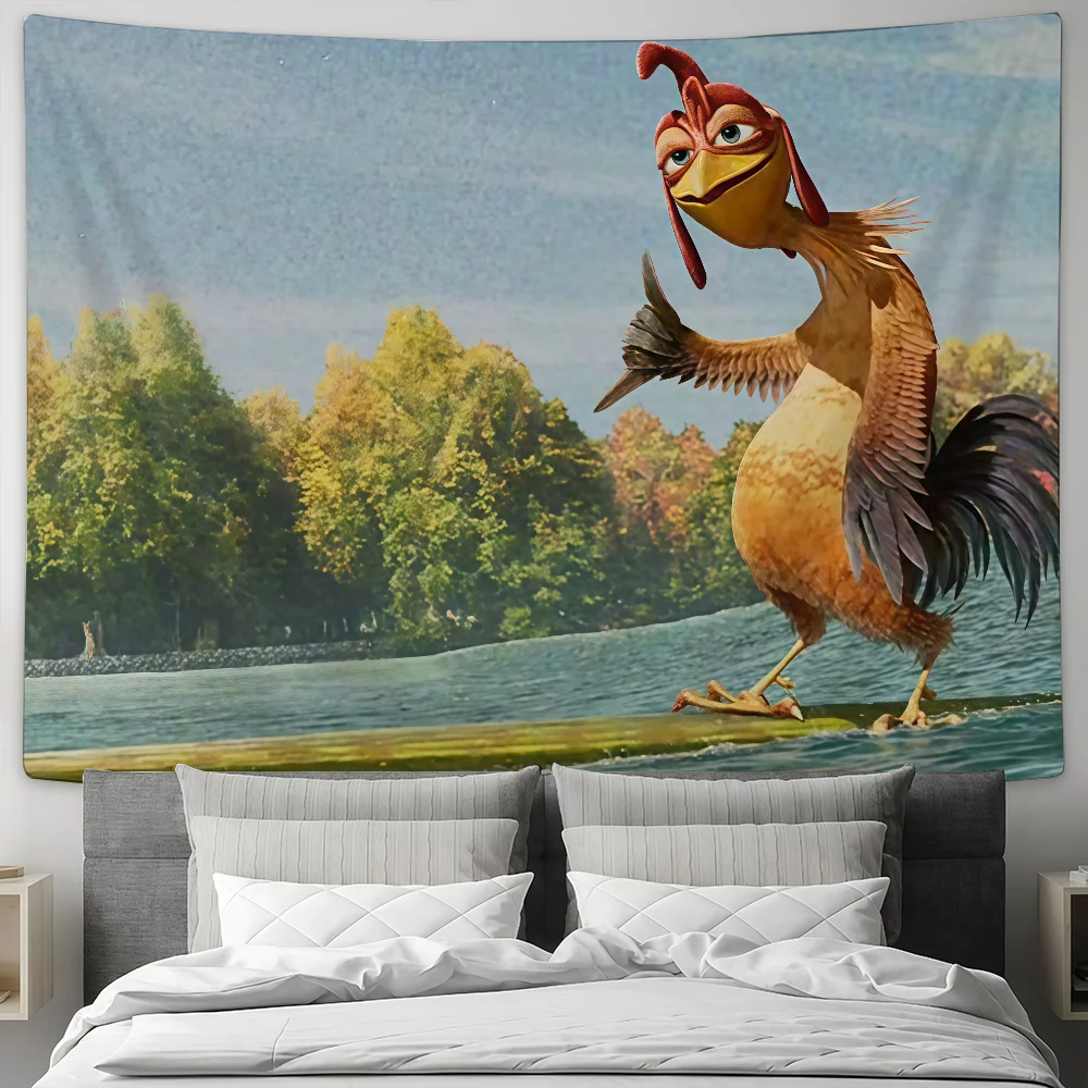 Chicken Joe Surfs Up Funny Meme Abstract Cartoon flag Custom Camping Garden Decor Party Backdrops Wall Art Family Gifts