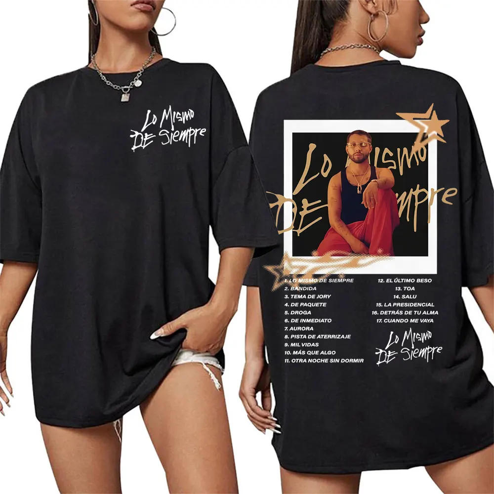 

2025-26 Hot Selling Rapper Mora The Album Tour T-Shirt, Men's and Women's Clothing, Short Sleeve Fashion Hip Hop Retro T-Shirt