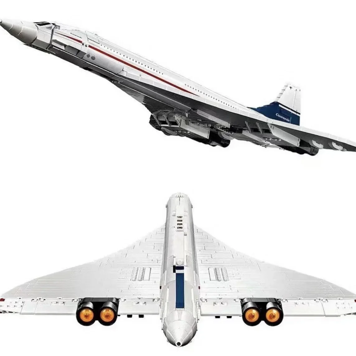 2023 Nuovo 10318 Airbus Concorde Kit di Costruzione Mondo Primo Aereo di Linea Supersonico Space Shuttle Modello Giocattolo Educativo Per I Bambini