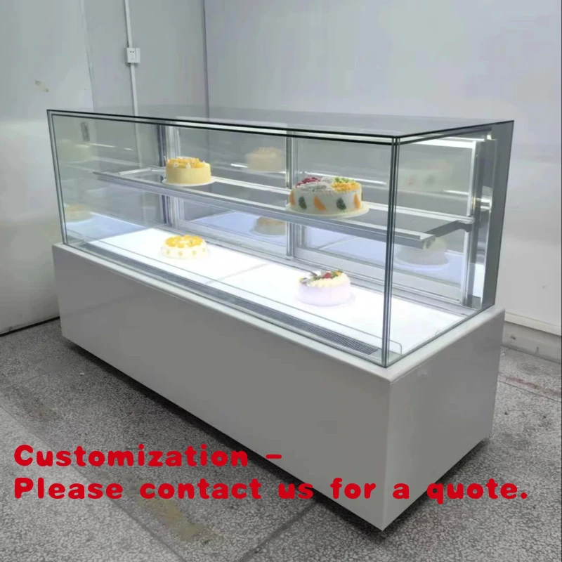 

Customize.Cake Refrigerator Marble Cooling Fridge Refrigerator Desktop/vertical Showcase Cake Display Refrigerator Sale