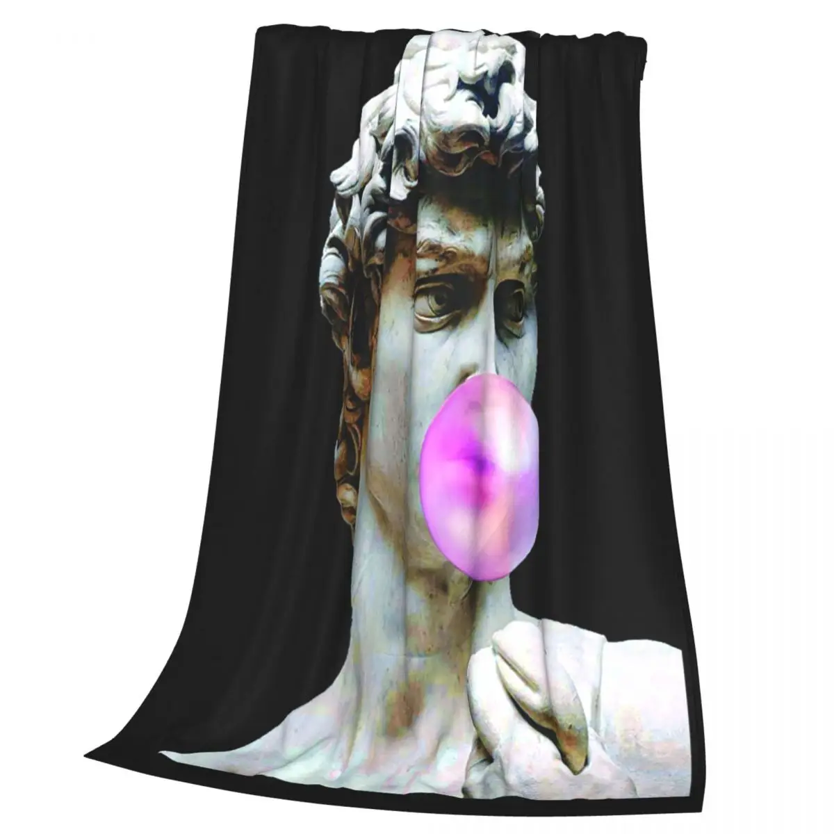 David Michelangelo Sculpture Blankets Soft Warm Flannel Throw Blanket Bedspread for Bed Living room Picnic Travel Home Couch