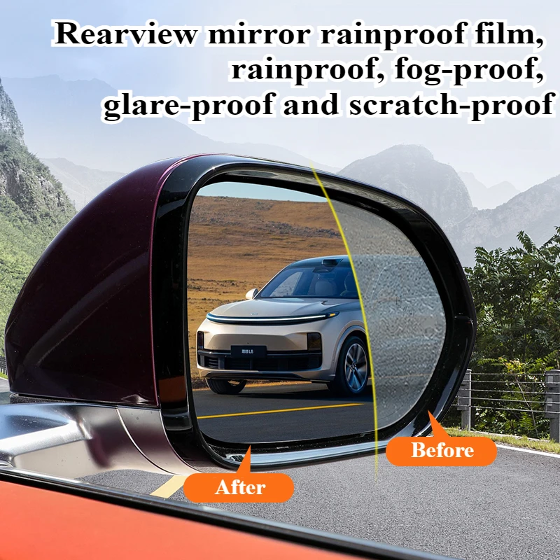 

For Ideal L6798 Rearview Mirror Rainproof Film Accessories Artifact Rearview Mirror Reflective Rainproof Film Automotive Product