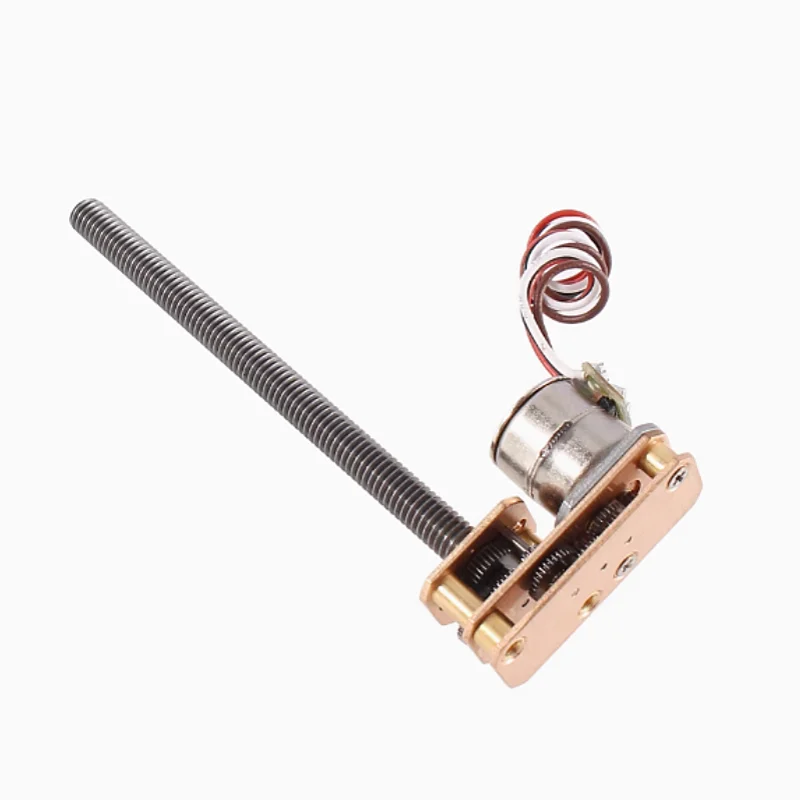 GM1024-10BY-M4/55 Micro Stepper Motor Brushless Metal Gear M4*55mm Threaded Spindle Motor