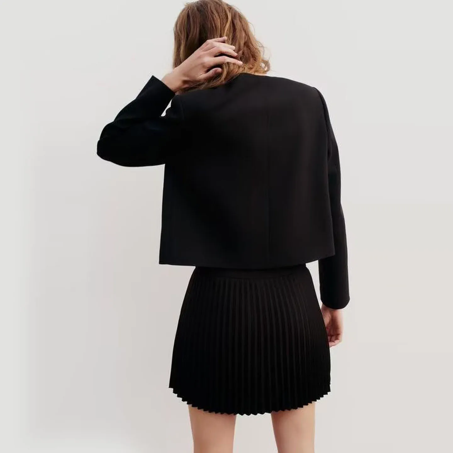 Faionable ort Jaet pour femmes automne 2025 bouton doré Stand Fit manteau pour femme Long Sve rond Ne fermeture à glissière