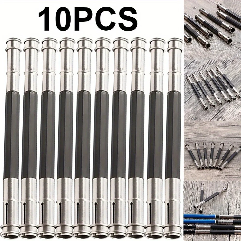 

10 шт. регулируемый металлический двуглавый удлинитель художественного инструмента-удлинитель для карандашей для рисования, рисования, письма, школьных художественных принадлежностей