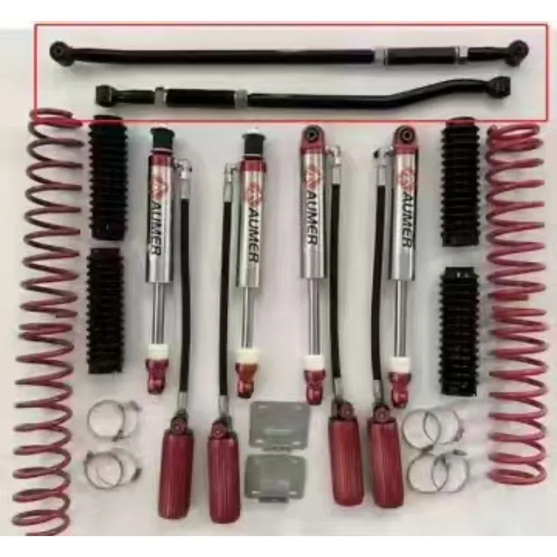 منتج مخصص: مجموعة ممتص الصدمات (مناسبة لعام 2021 Jee p Wrangler JL) ممتص الصدمات الأمامي والخلفي