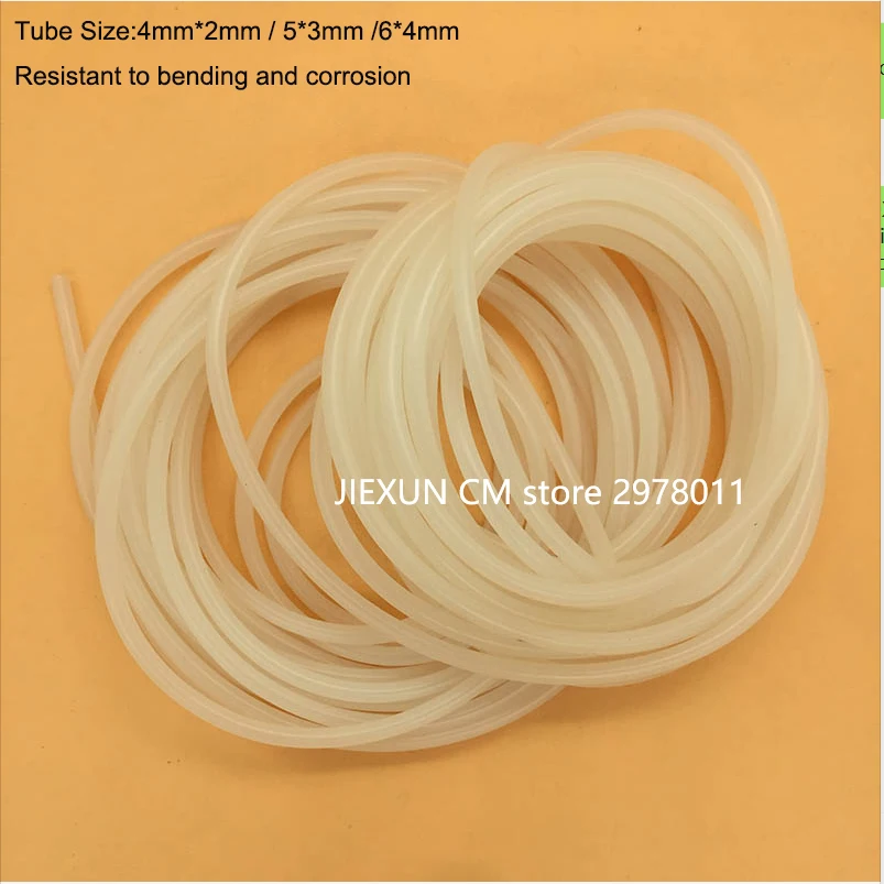 10Meter Roland VP540 Solvent Pump Silicone Ink Tubing for Mutoh Mimaki Printer Ink Hose Pipe Silica Ink Tube 4*2mm 5*3mm Pipe