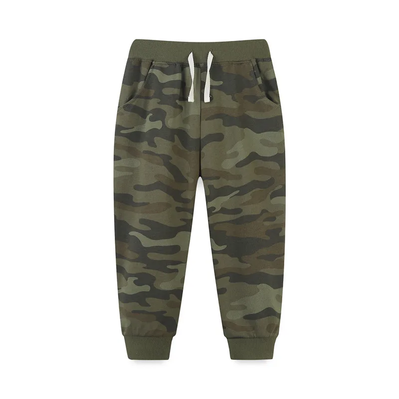 Jumping Meters Camouflage 2-7T Boys Girls Sweatpants Full Length Toddler Fashion Drawstring Baby Clothes Kids Trousers Pants