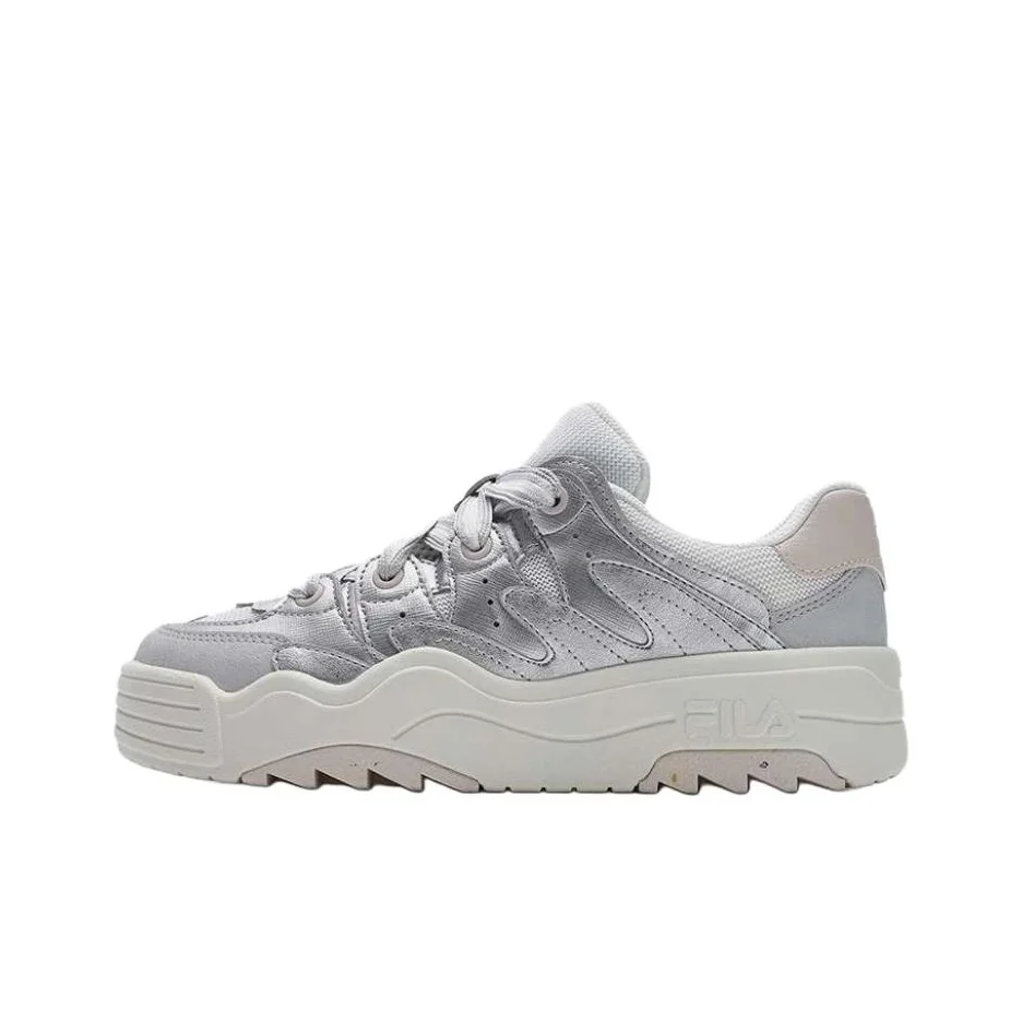 FILA Rosetta Abrasion Resistant Low top Skateboard Shoes Women's Silver F12W521217FSO