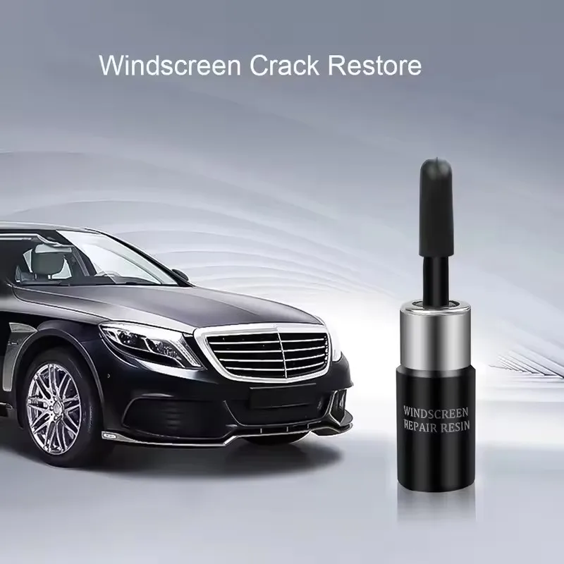 For Long Big Chip Crack Car Windshield Repair Tool Window Glass Windscreen Restoration Kit Renew Full Set Resin Cup Blade Film