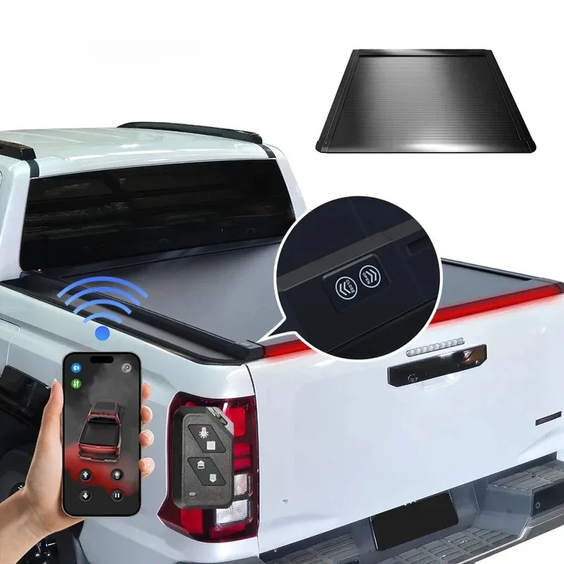 

2023 Triton L200 Mn 4x4 Пикап Роликовая крышка багажника Закатная задняя крышка кровати Крышка Tonneau для Triton 2024