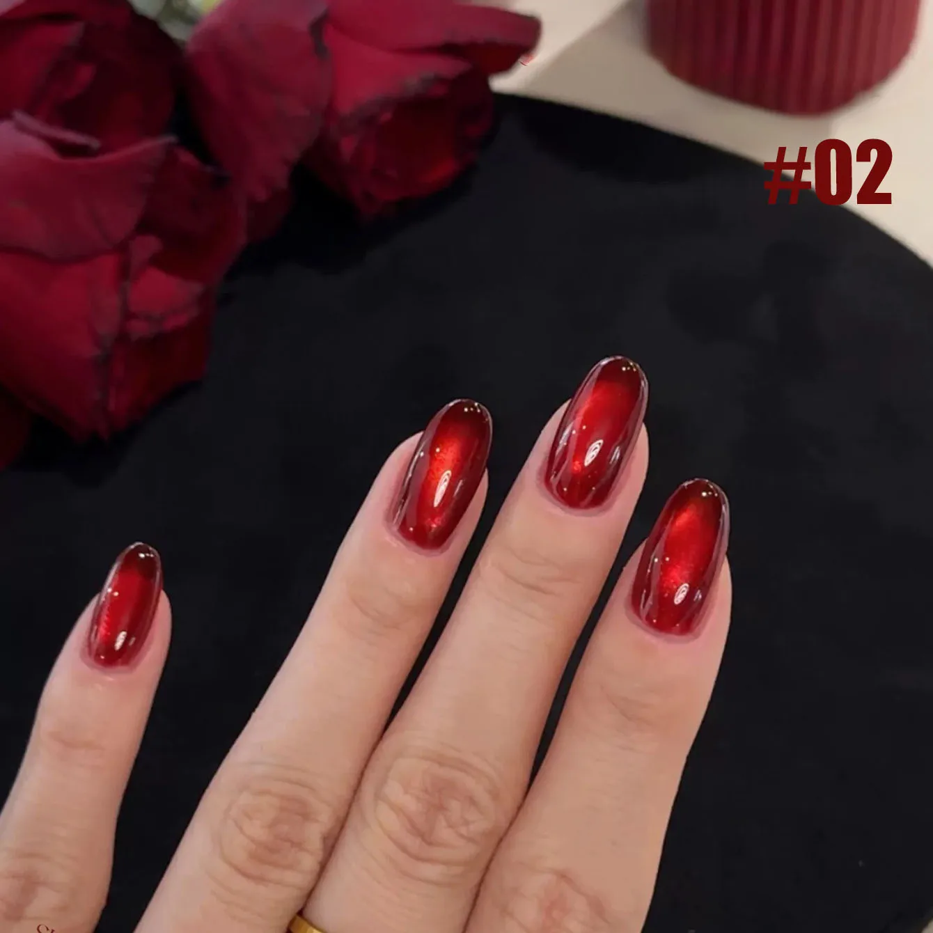 MIANEL 10ML 새해 레드 화이트닝 유리 구슬 파인 글리터 새틴 도자기 화이트 네일 아트 장식 DIY 네일 아트용