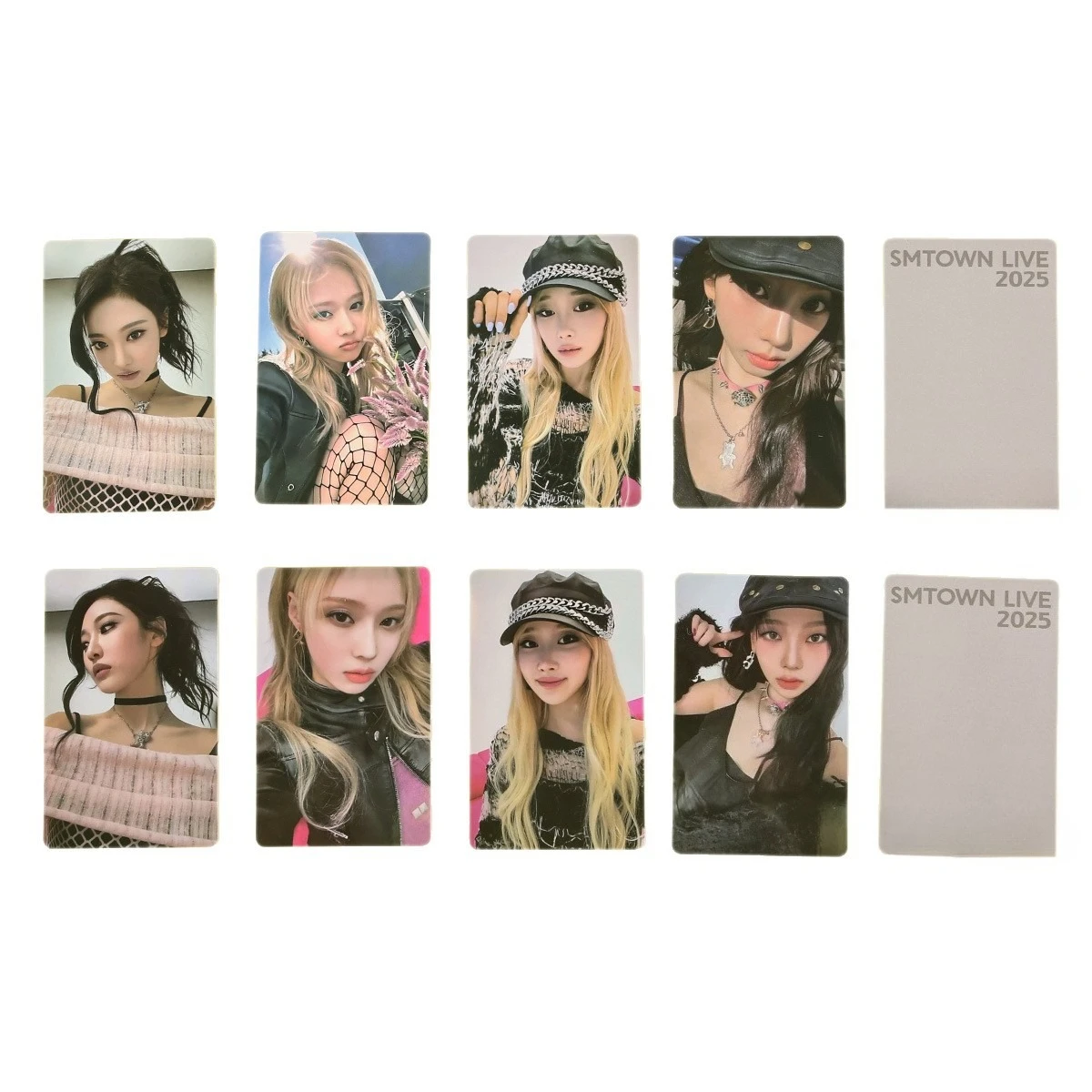 KPOP Girl Group 2025 بطاقات الحفلات الموسيقية للذكرى الرابعة KARINA GISELLE WINTER NINGNING لهدايا المشجعين #2