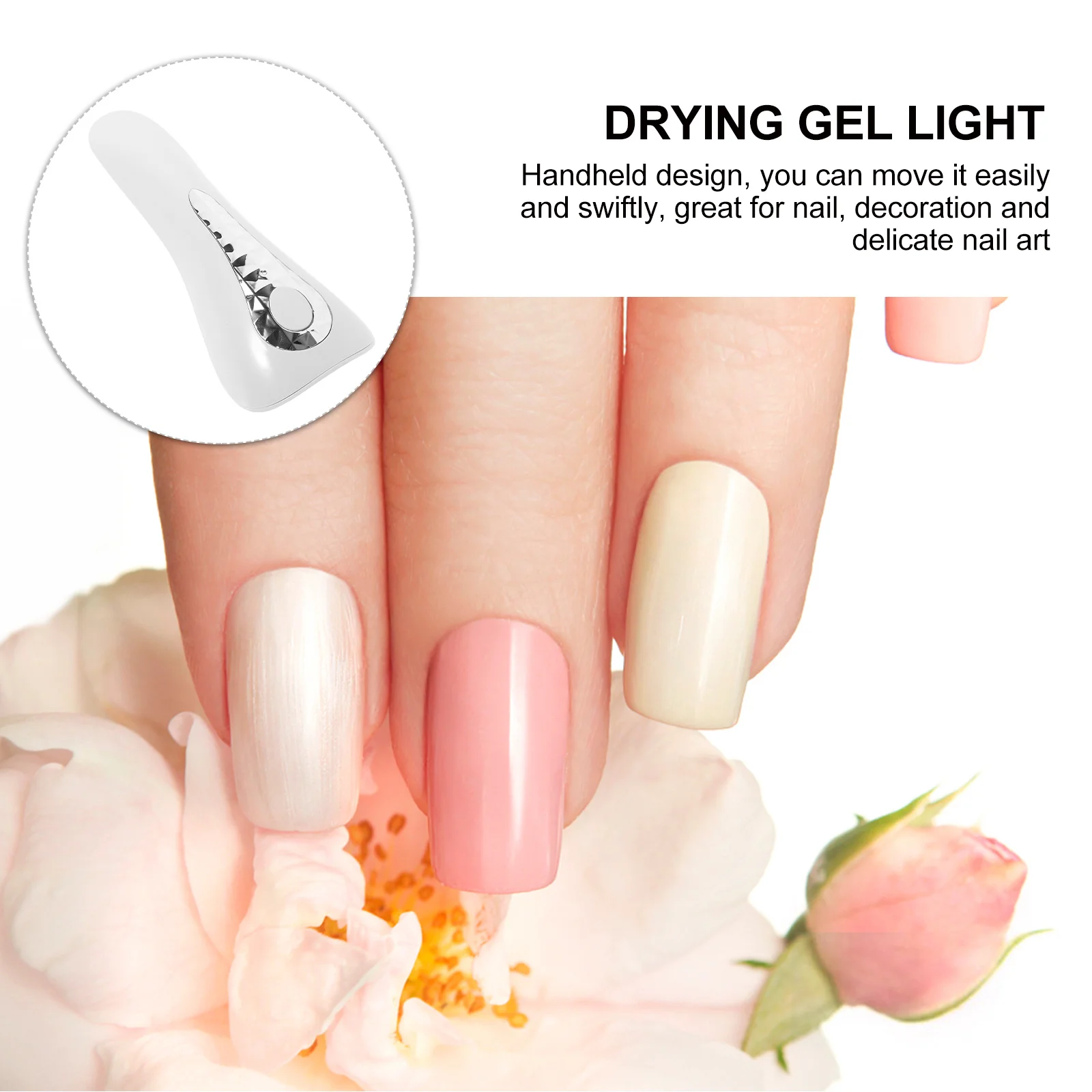 Handheld Uv Led Nail Lamp 365Nm 405Nm Dual Band Gel Dryer For Manicure Curing Mini Nail Polish Drying Light Tool