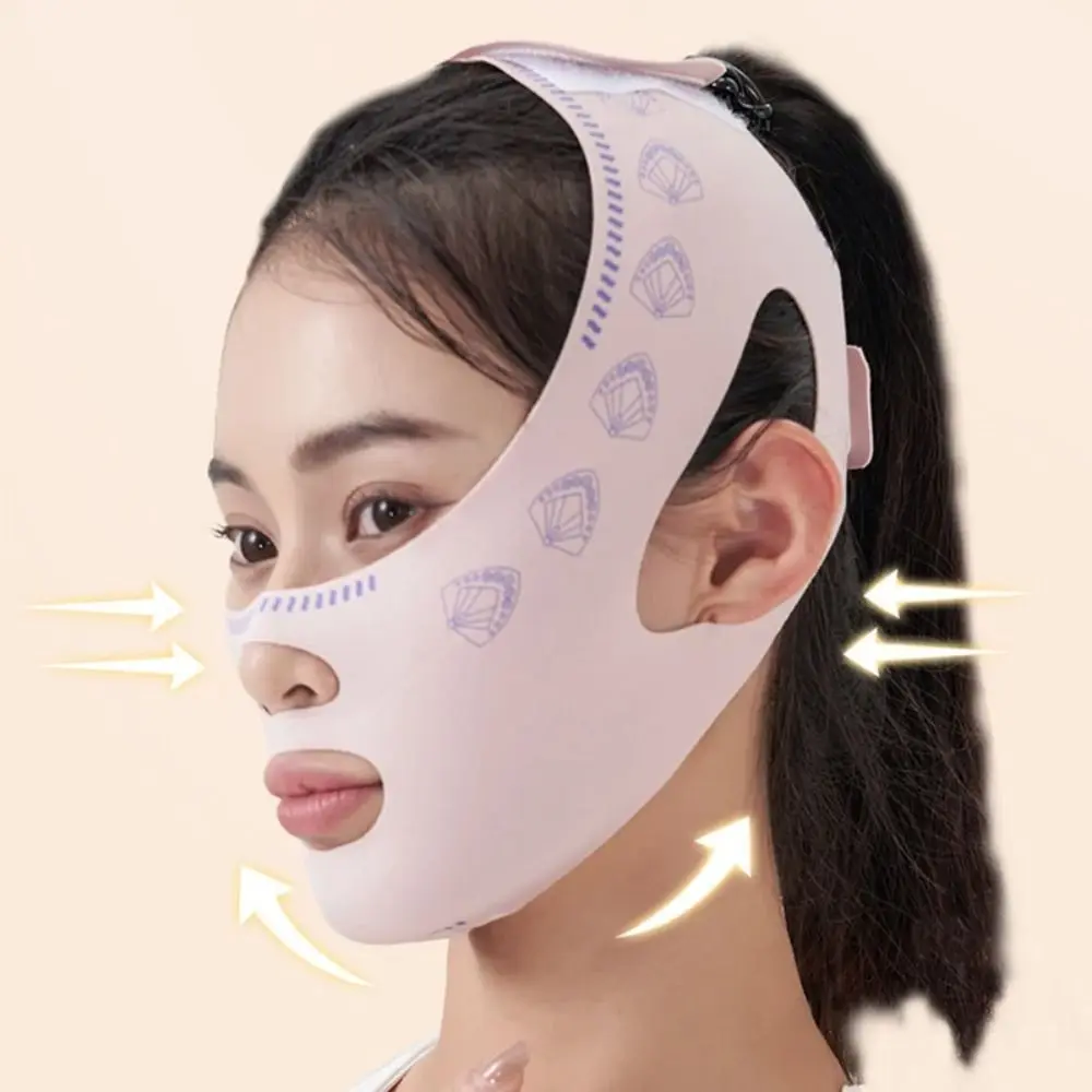 Skin Care Tool Lift Up Face Strap Belt Mask Elasticity Anti-Wrinkle Lift Oval Mask Reusable Beauty Face Slimming Strap Massage