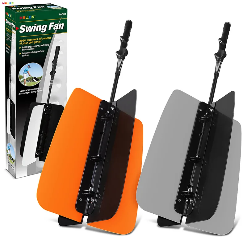 

Golf Fan Trainer Wind Resistance Swing Practice Arm Strength Training Aid