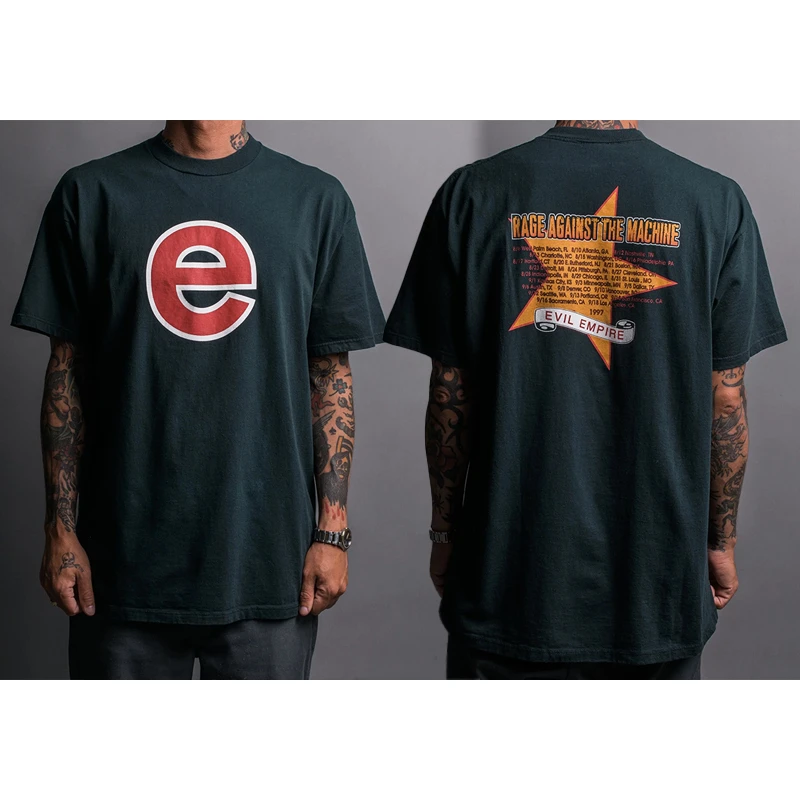 Rage Against The Machine, una marca de camisetas casuales de rock y prendas de lujo para hombres y mujeres, Top 2026 Nuevo