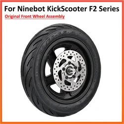 Original Front Wheel Assembly for Ninebot KickScooter F2 F2pro F2plus 60/70-6.5 Self-sealing Tire Vacuum Wheel Parts
